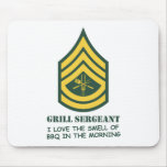 Army Grill Sergeant mousepads