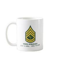 Army Grill Sergeant Mugs