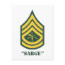 Army Grill Sergeant Post Cards