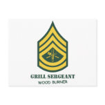 Army Grill Sergeant Post Cards