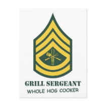 Army Grill Sergeant