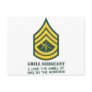 Army Grill Sergeant Post Cards
