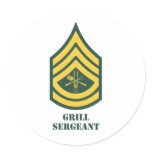 Army Grill Sergeant stickers