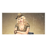 Army, Military Pin-up Good Girl by Al Rio Art photo cards