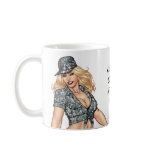 Army Military Pinup Girl in Camo #6 by Al Rio Mugs