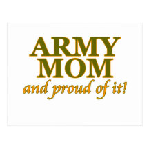 Army Mom and Proud of It! Postcards