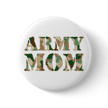 Army Mom camo Buttons