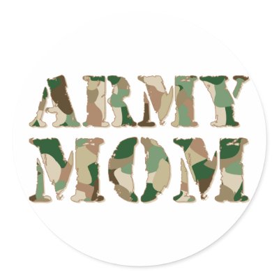 Army Mom camo Stickers by bbdesignsco