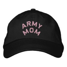 Army Mom Embroidered Hats
