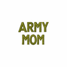 ARMY MOM Embroidered Shirt