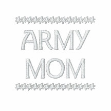 Army Mom Embroidered Shirt