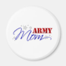 Army Mom Patriotic Refrigerator Magnet