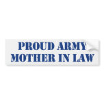 Army Mother In Law Bumper Sticker