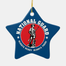 Army National Guard Historic Logo Christmas Tree Ornament