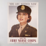 Army Nurse Corp Recruiting Posters