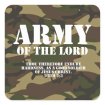 Army of the Lord Square Sticker