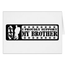 ARMY - Proudly Support Brother Cards