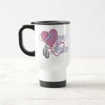Army Sister Hearts N Dog Tags Mug