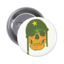 Army Skull Buttons