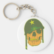 Army Skull Keychains