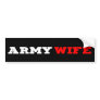 Army Wife Bumper Sticker