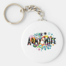 Army Wife Keychain