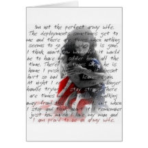 army wife poem greeting cards