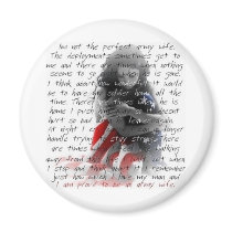 Army wife poem refrigerator magnets
