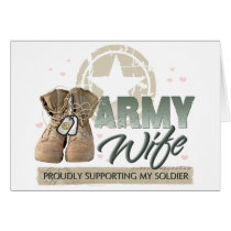 Army Wife Supporting my Soldier Cards
