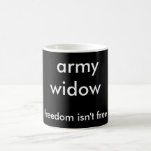armywidow, freedom isn't free mugs