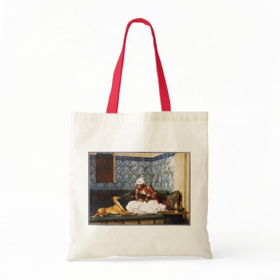 Arnaut Blowing Smoke in His Dog's Nose Tote Bag by VintagePets