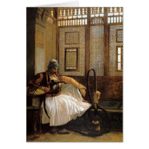Arnaut Smoking by Jean Leon Gerome Card