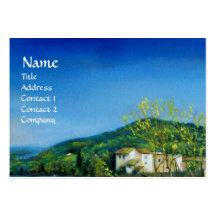 ARNO RIVER AT ROVEZZANO Florence Italy Business Card Templates