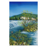 ARNO RIVER AT ROVEZZANO Florence Italy Stationery Paper