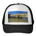Arno River, flooded, Florence, Italy Mesh Hats