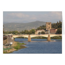 Arno River, Florence, Italy Cards