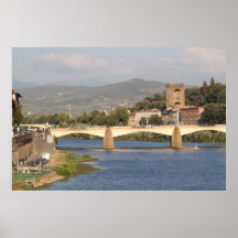 Arno River, Florence, Italy Posters