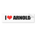 Arnold Schwarzenegger bumper stickers