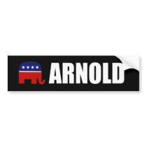 ARNOLD SCHWARZENEGGER Election Gear bumper stickers