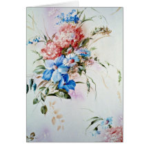 Aroma flowers greeting card