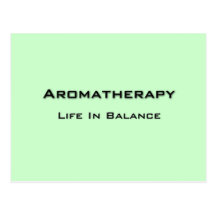 Aromatherapy - Black text Postcards