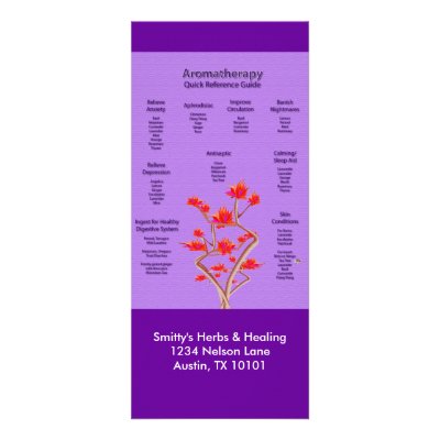 Aromatherapy Chart in Lavender by livingzen