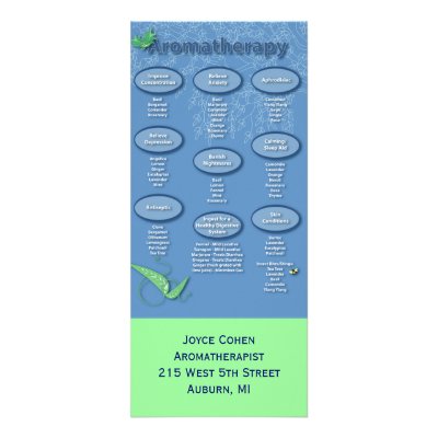 Aromatherapy Rack Card by livingzen