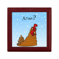 Aroo Funny Chicken Lover Christmas or Winter Snow
