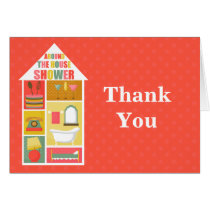 Around the House Shower Thank You cards