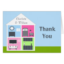 Around the House Wedding Shower Thank You cards