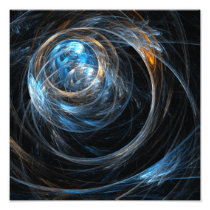Around the World Abstract Art Photo Print