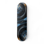 Around the World Abstract Art Skateboard