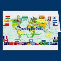 Around The World Concert cards