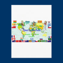 Around The World Concert postcards